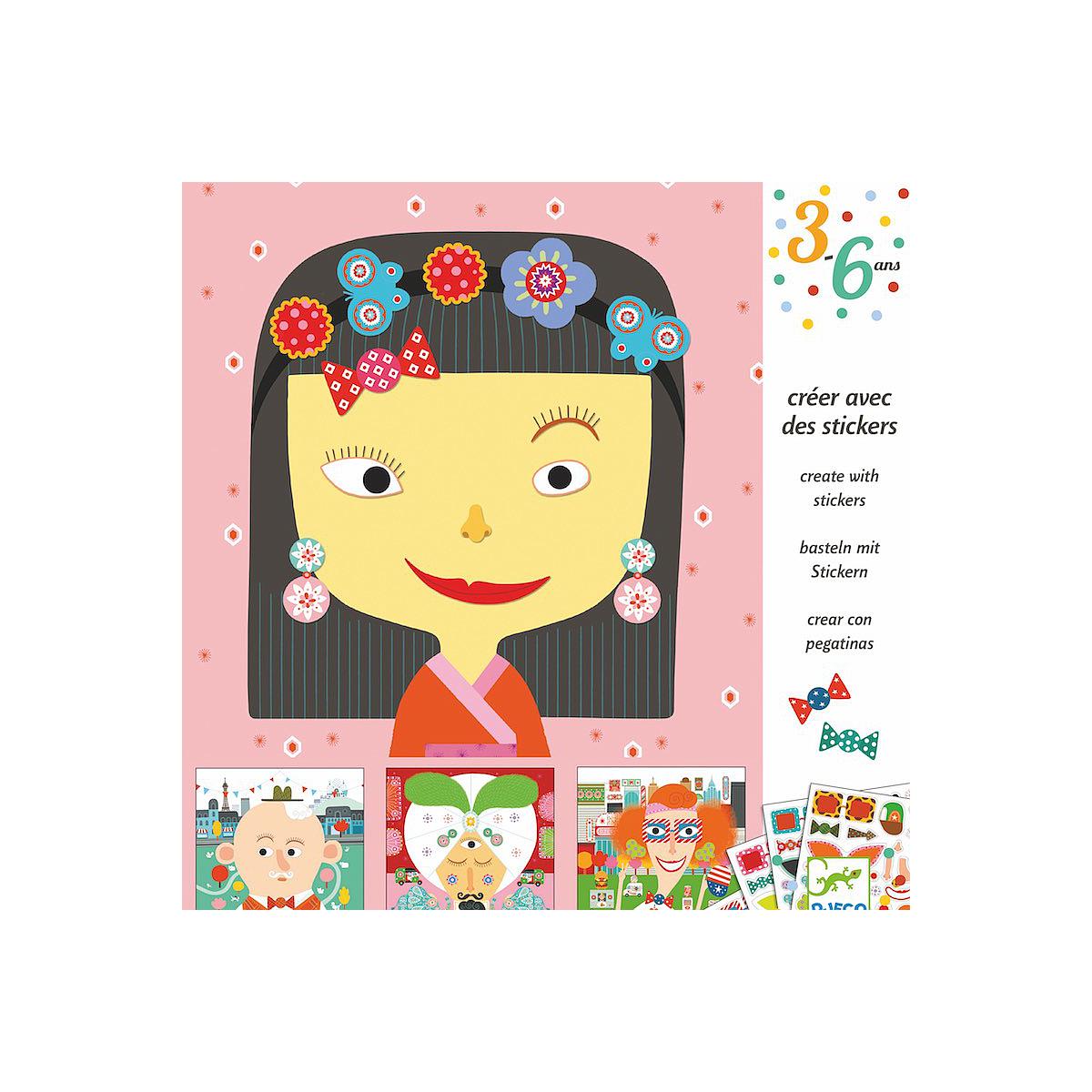 Stickers TOUS DIFFÉRENTS Djeco