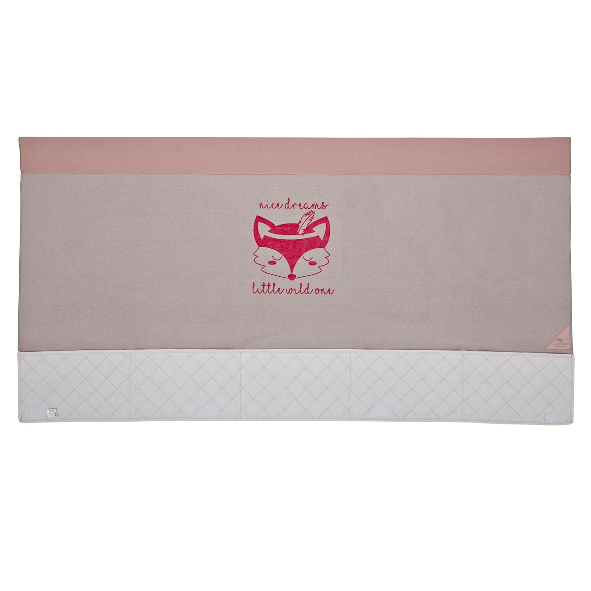 Stoffrückwand mit Taschen WILD CHILD Lifetime Kidsrooms