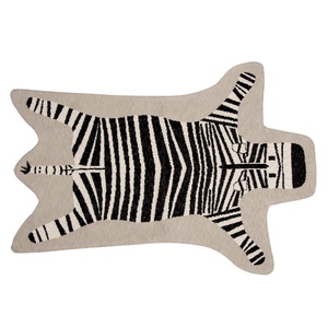 Strickteppich Zebra 132x97cm Quax