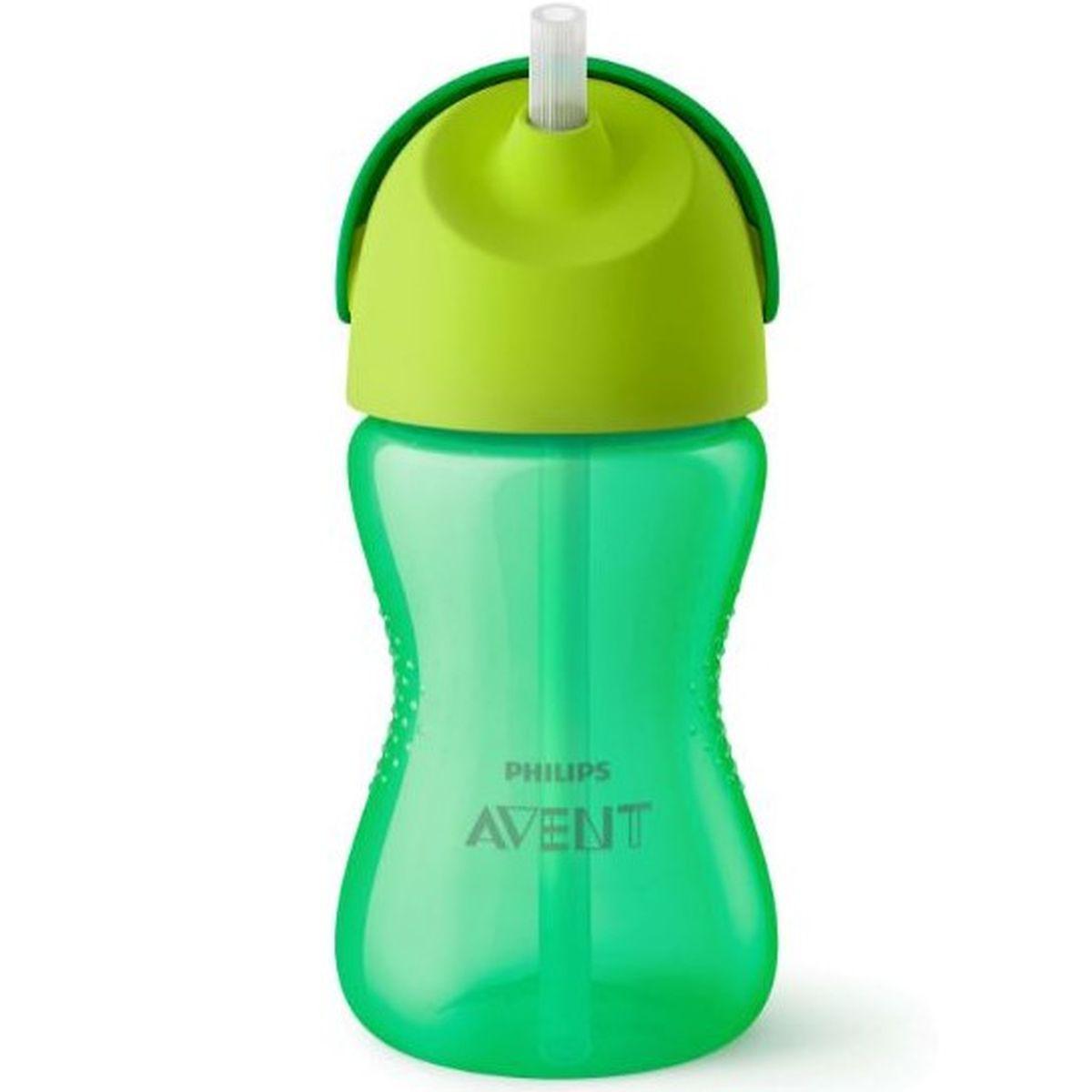 Strohhalmbecher 300ml BOY Avent grün