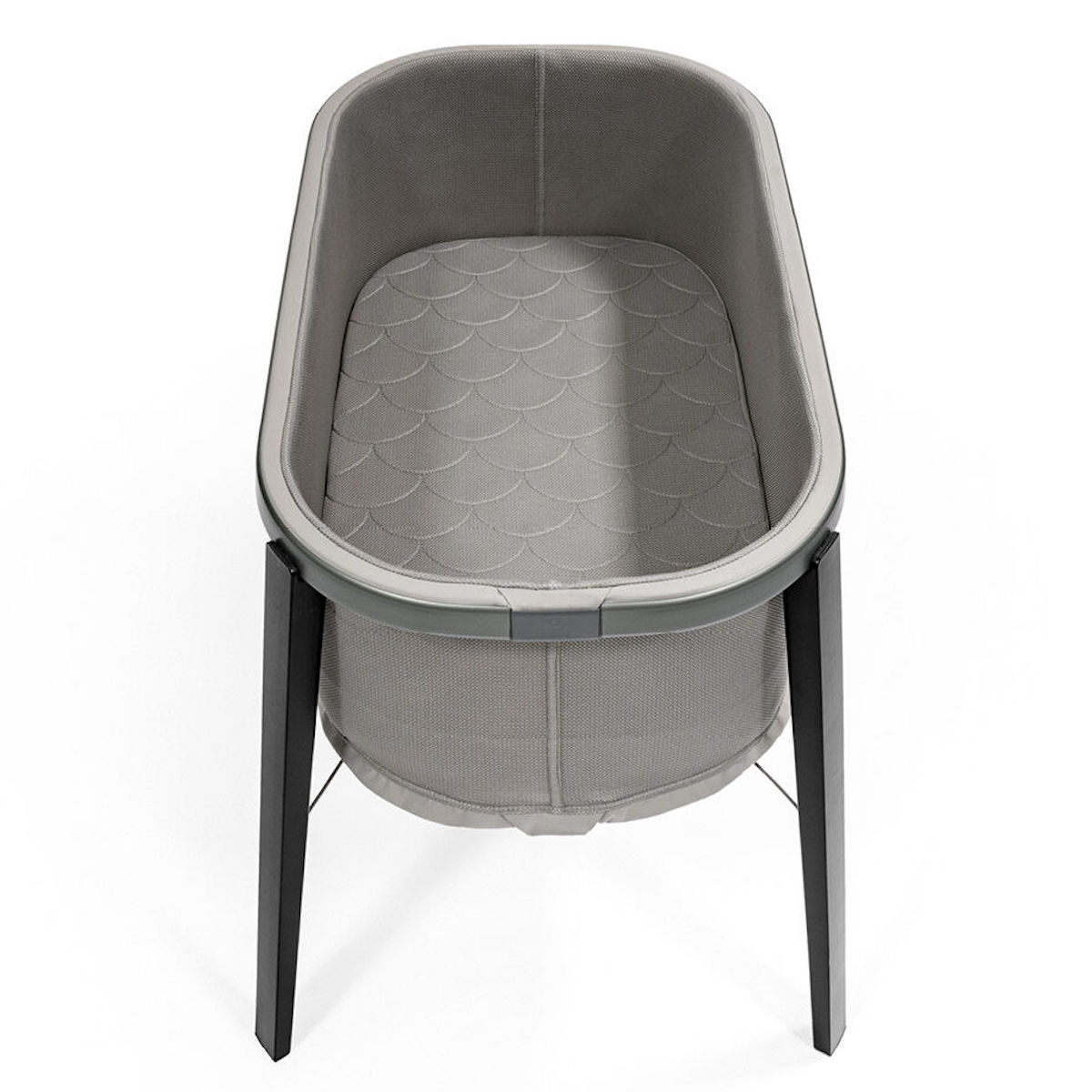 Stubenbett mit Matratze SNOOZI Stokke graphite grey