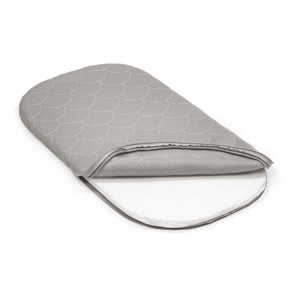 Stubenbett mit Matratze SNOOZI Stokke graphite grey