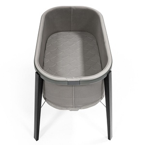Stubenbett mit Matratze SNOOZI Stokke graphite grey
