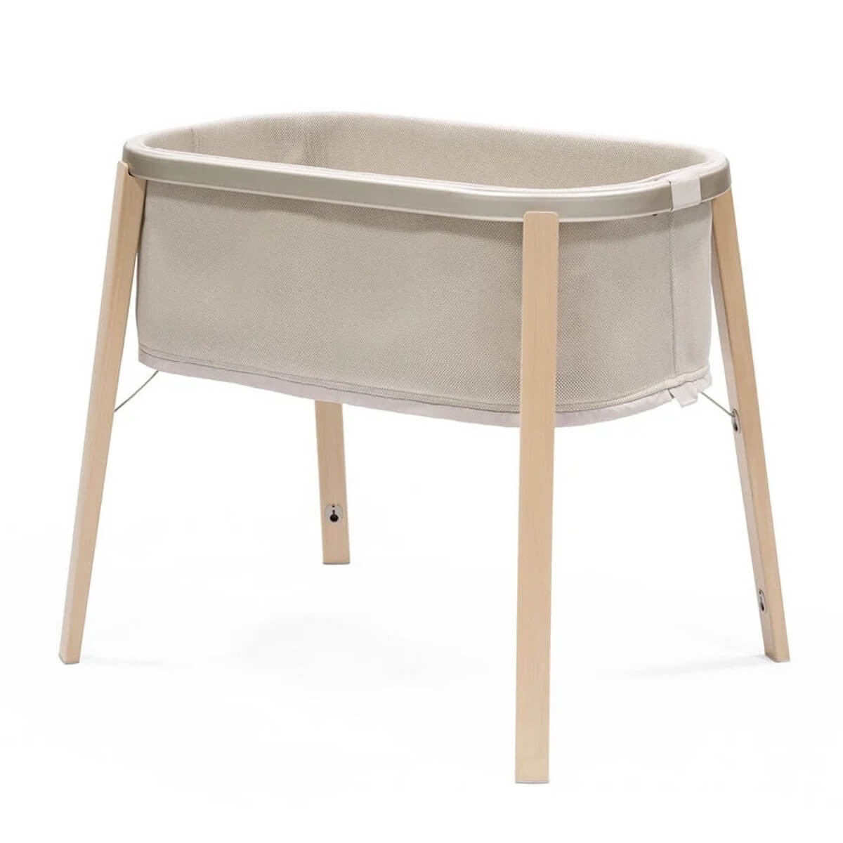 Stubenbett mit Matratze SNOOZI Stokke sandy beige