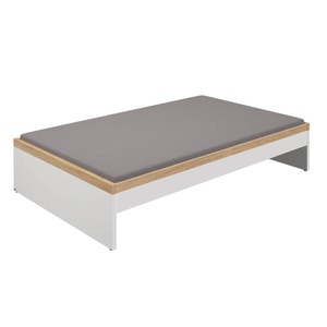 Studioliege 120 x 200 cm ohne Matratze und ohne Lattenrost OSCAR Paidi Eiche Nebraska / weiß