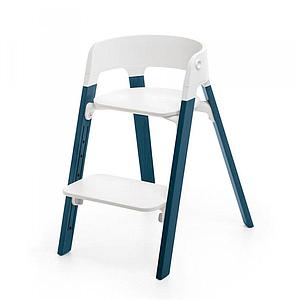 Stuhlbeine Hochstuhl Buche STEPS Stokke midnight blue 