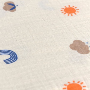 Swaddle & Burp Blanket XL 120x120cm Laessig Blossom nature (organic in conversion)