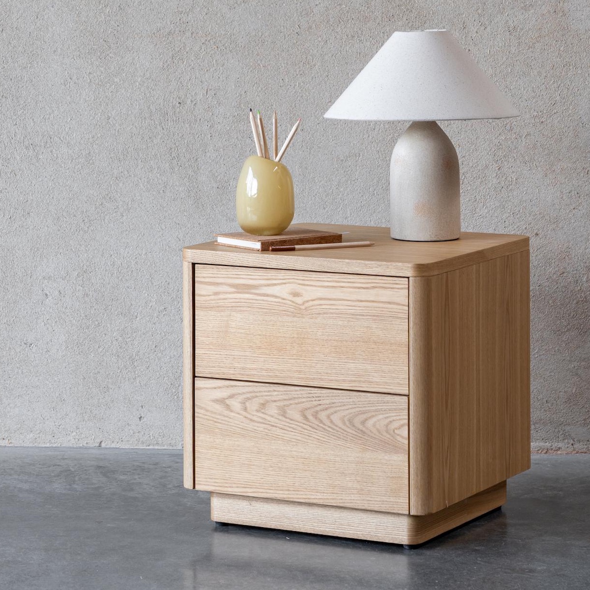 Table de nuit NATURAL Quax ash wood