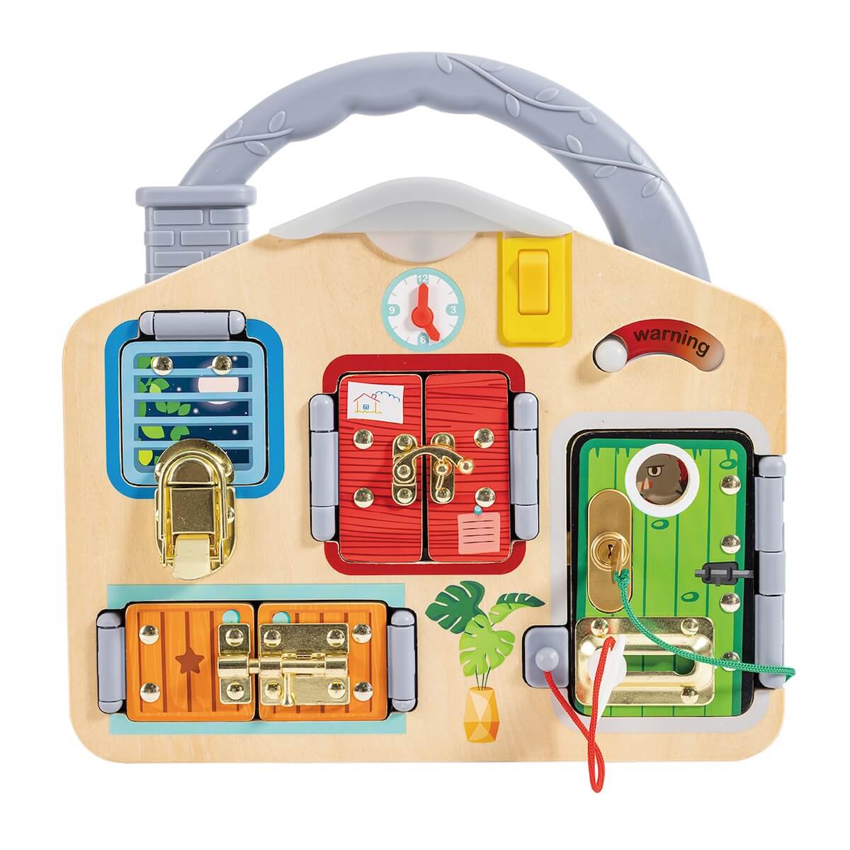 Tablero de juego Bloquea y aprende Hape