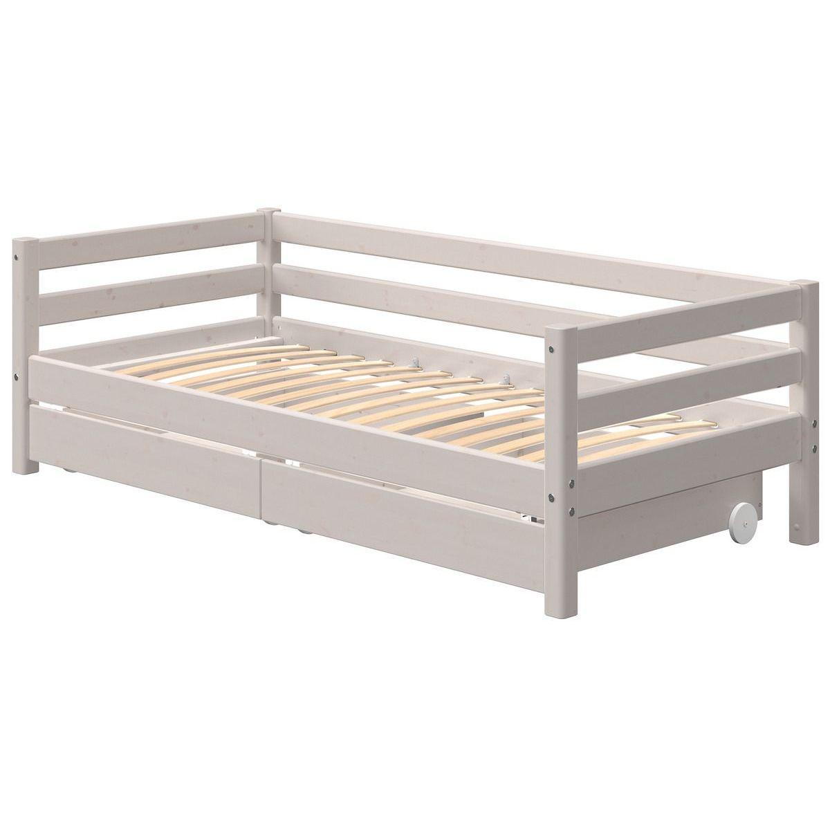 Tagesbett 90x200cm 2 Schubladen CLASSIC Flexa grey washed