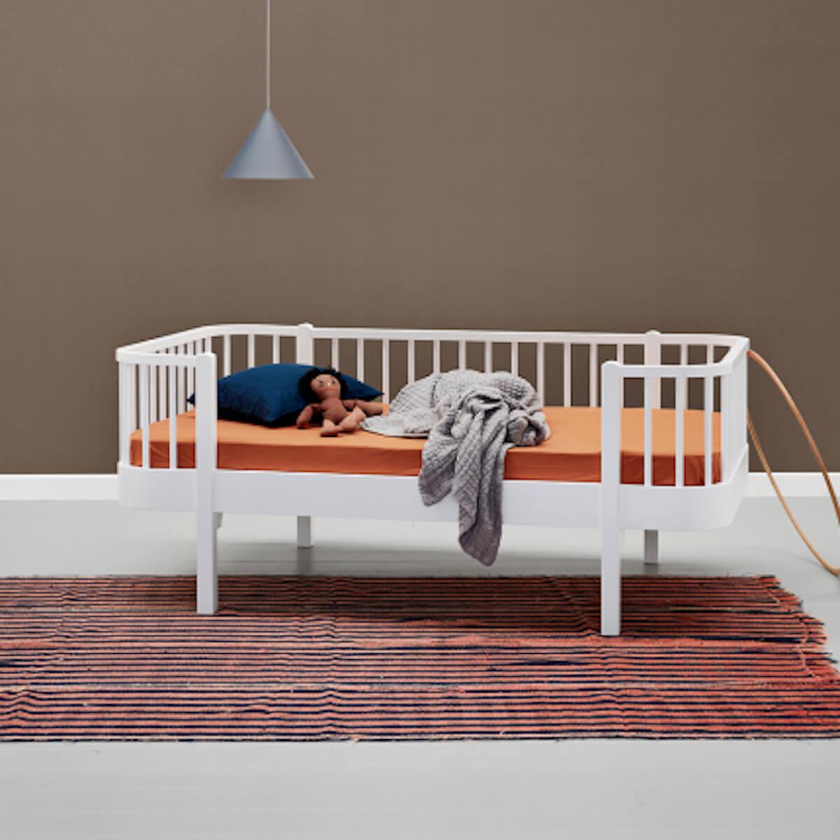 Tagesbett mitwachsend 90x160cm WOOD ORIGINAL Oliver Furniture weiß