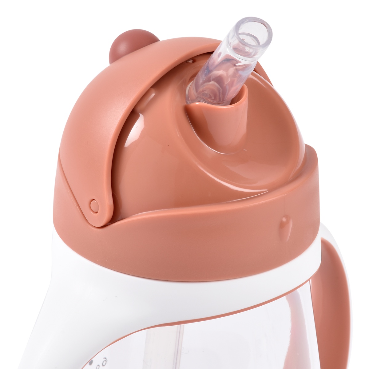 Tasse Strohhalm 300ml Beaba terracota