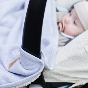 Teddy-Decke 95x75cm Cloby Grau