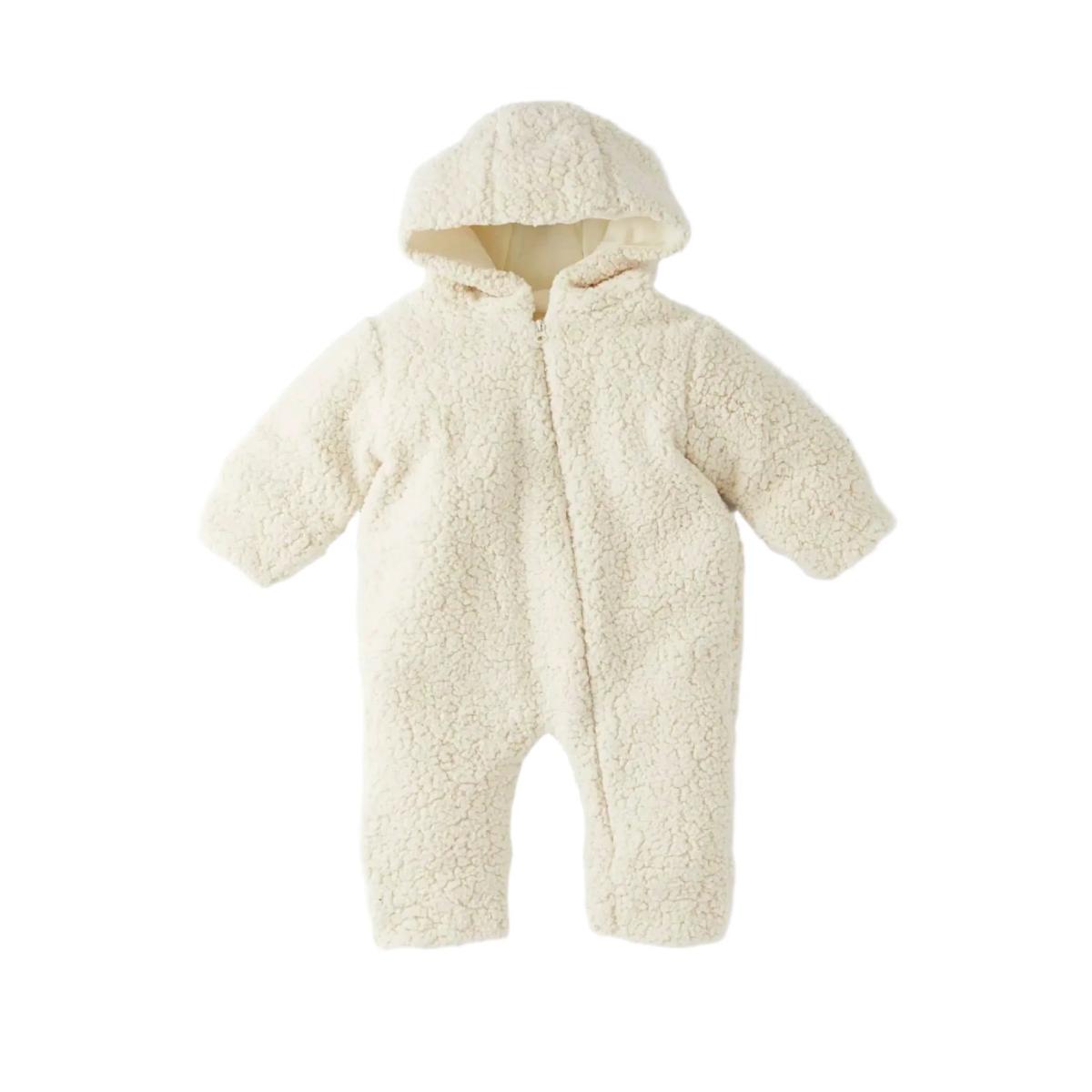 Teddy Suit Cloby 6-9m Off White