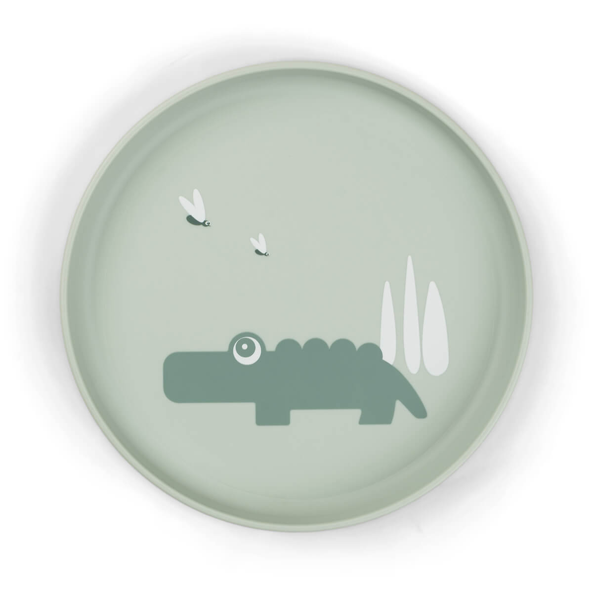 Teller Foodie Croco Done by Deer grün