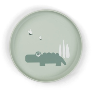 Teller Foodie Croco Done by Deer grün