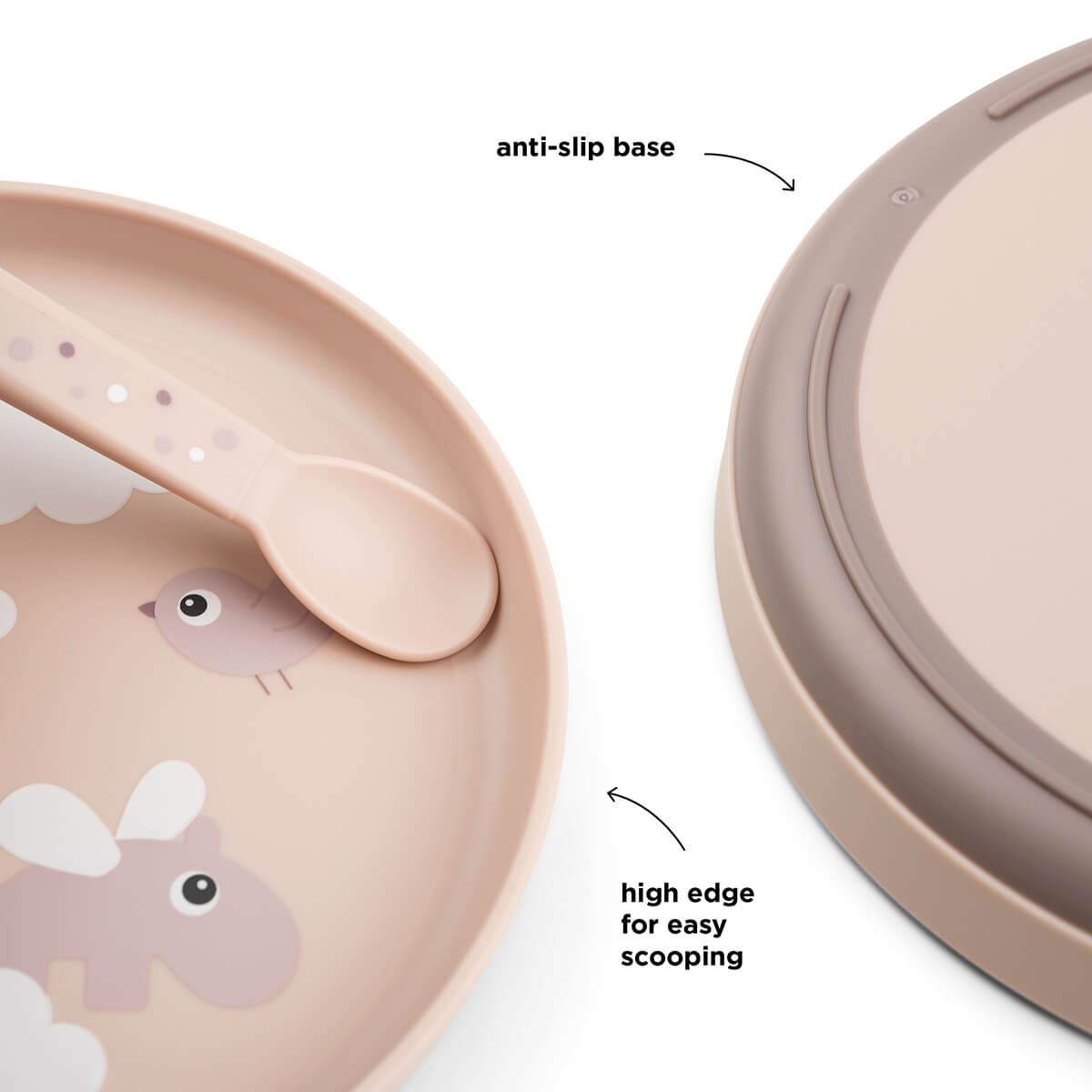 Teller Foodie Happy Clouds Done by Deer rosa