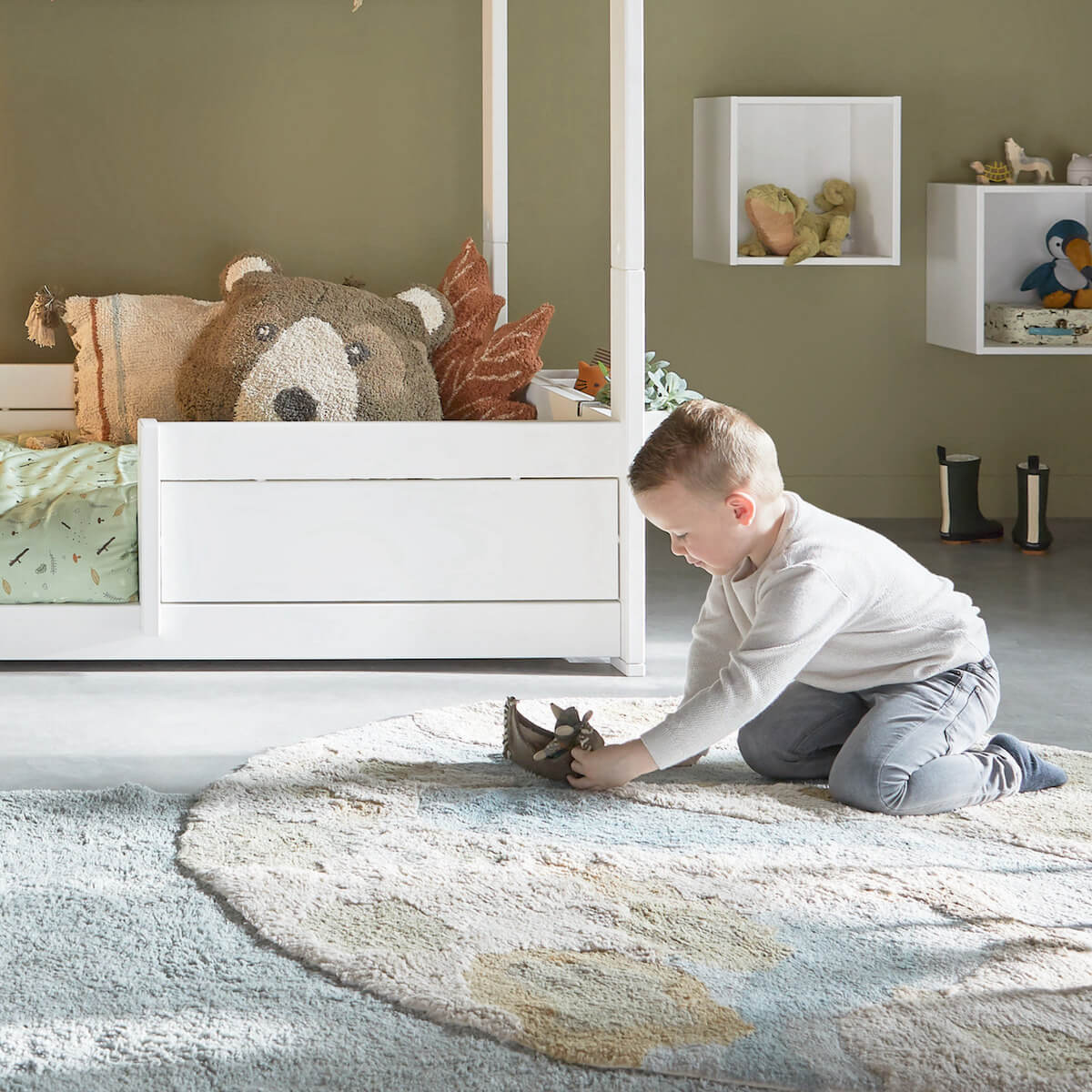 Teppich 130cm mit Kanu CANOE ADVENTURE Lifetime