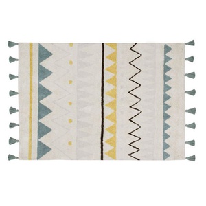 Teppich 140x200 cm AZTECA Lorena Canals natural-vintage blue