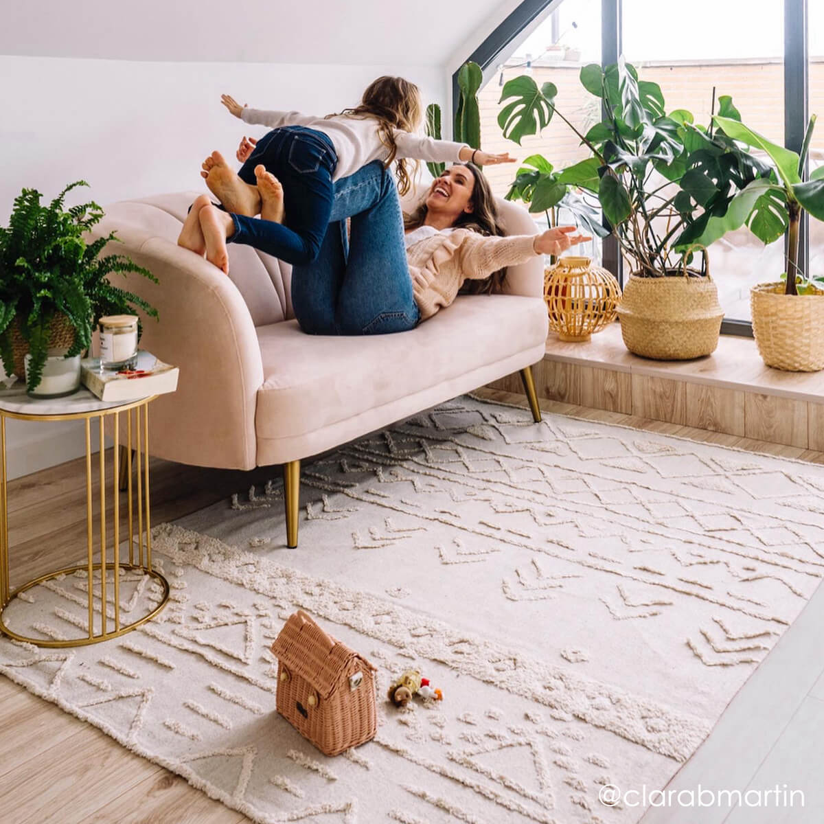 Teppich 140x200cm TRIBU Lorena Canals Natural