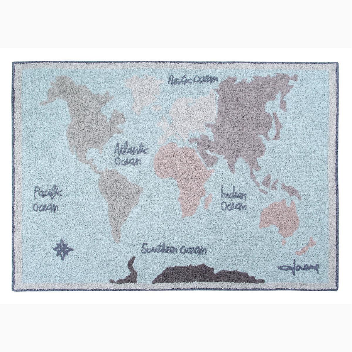 Teppich 140x200cm VINTAGE MAP Lorena Canals