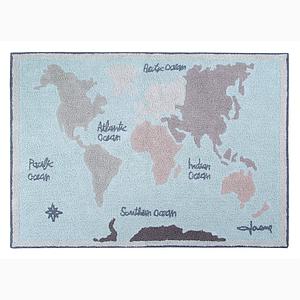Teppich 140x200cm VINTAGE MAP Lorena Canals