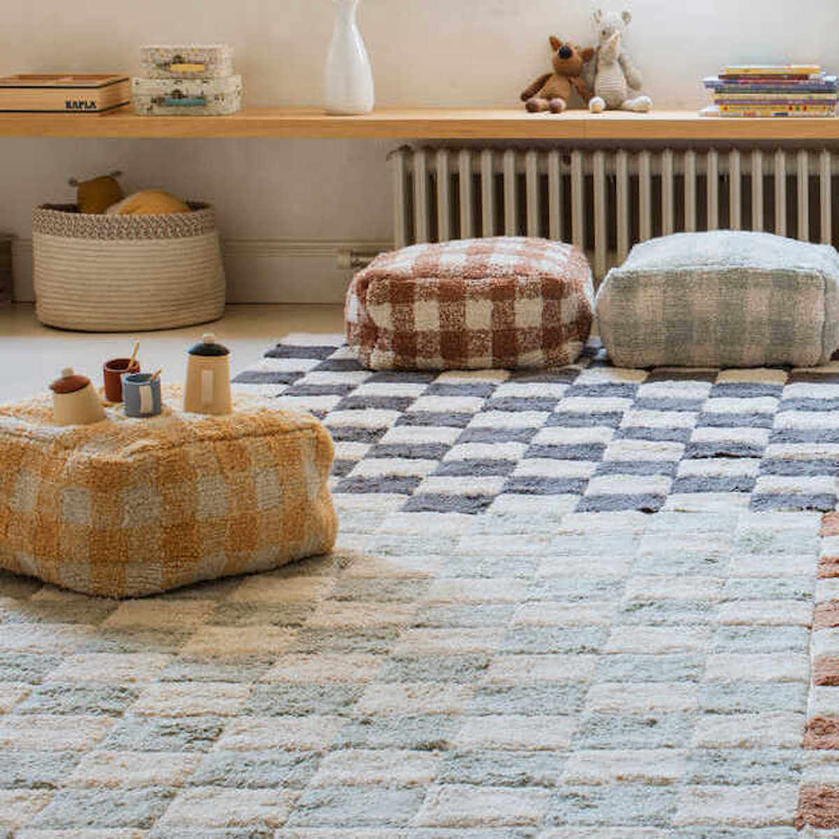 Teppich LITTLE CHEF Lorena Canals Blue Sage