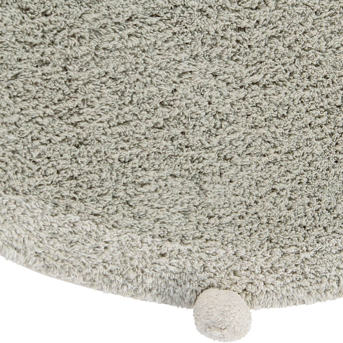 Teppich rund 120cm BUBBLY Lorena Canals Olive-Natural