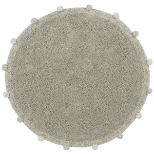 Teppich rund 120cm BUBBLY Lorena Canals Olive-Natural