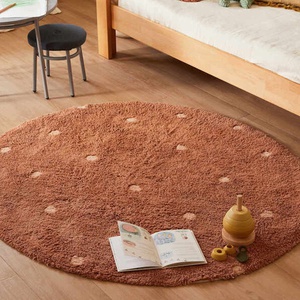 Teppich waschbar DOT Ø140cm Lorena Canals Chestnut