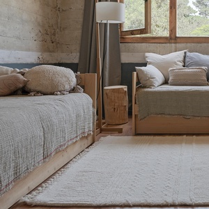 Teppich Wolle 120 x 170cm Ari Sheep White Lorena Canals