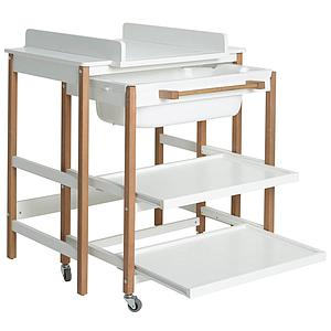 Tischbad wechseln SMART Quax weiß-natur