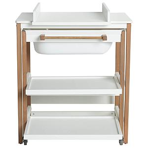 Tischbad wechseln SMART Quax weiß-natur