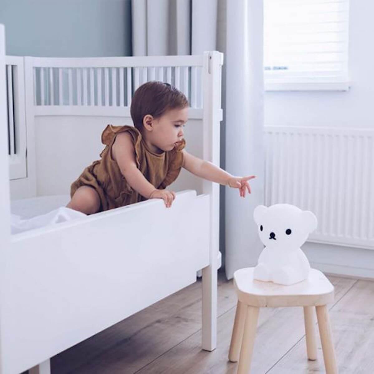 Tischlampe BORIS FIRST LIGHT Mr. Maria weiß