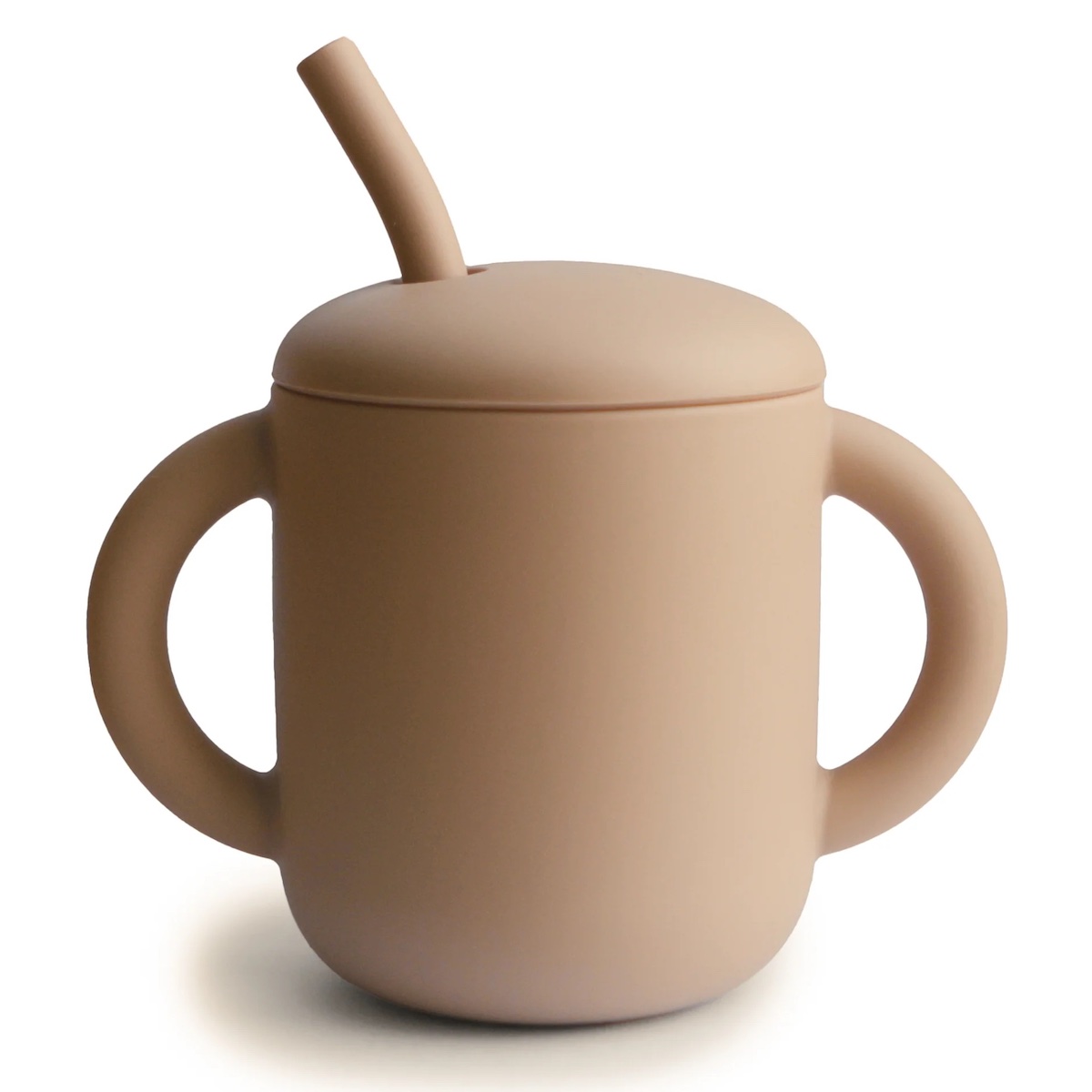 Training Cup + Straw Mushie Natural