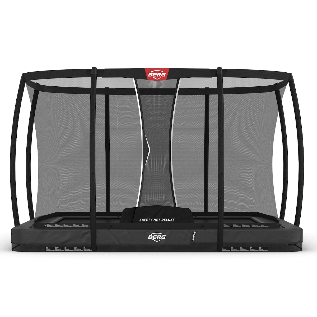 Trampolin 330cm InGround ULTIM CHAMPION + Safety Net Deluxe Berg grey