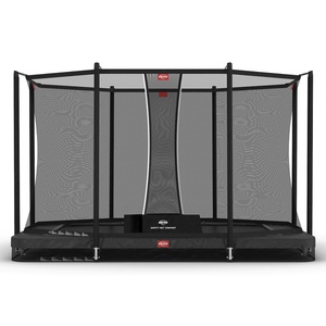 Trampolin 330cm InGround ULTIM FAVORIT + Safety Net Comfort Berg grey