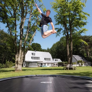 Trampolin 380cm SPORTS CHAMPION InGround Berg grey