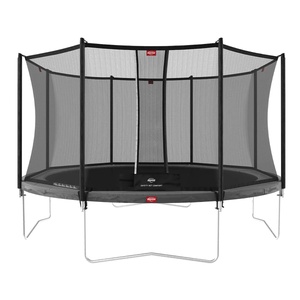 Trampolin 430cm Regular FAVORIT + Safety Net Comfort Berg grey