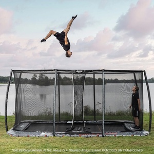Trampolin 500cm FlatGround SPORTS FlatGround + Safety Net XL Berg