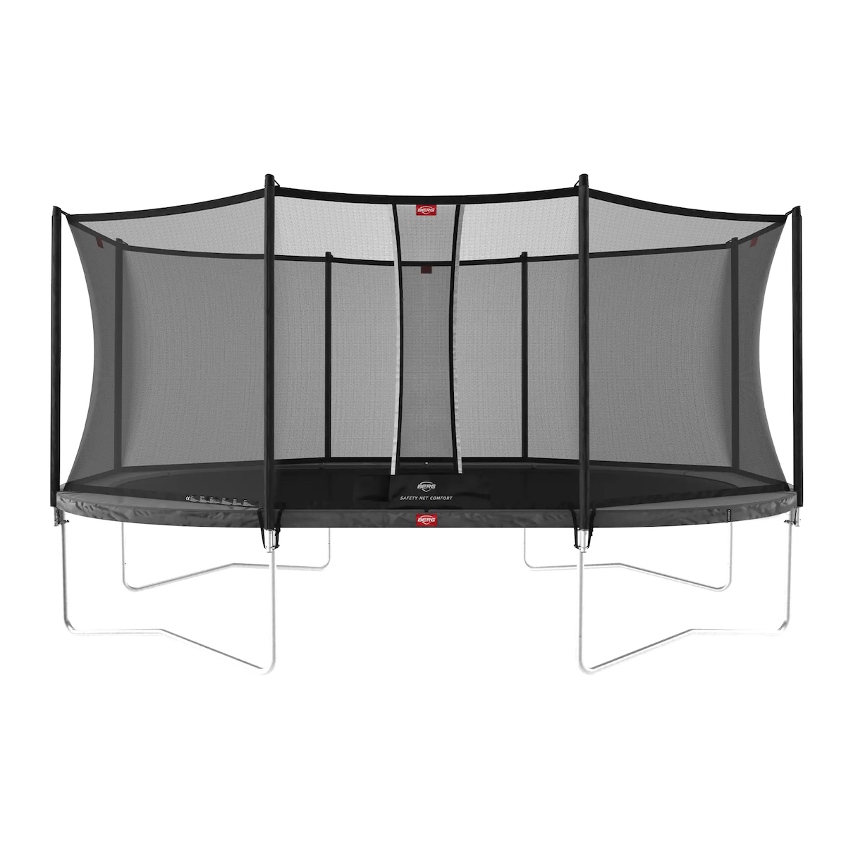 Trampolin 520cm Regular GRAND FAVORIT + Safety Net Comfort Berg grey