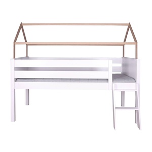 Umbausatz 1 Liege-halbhoch KASVA Buche massiv weiß-lackiert