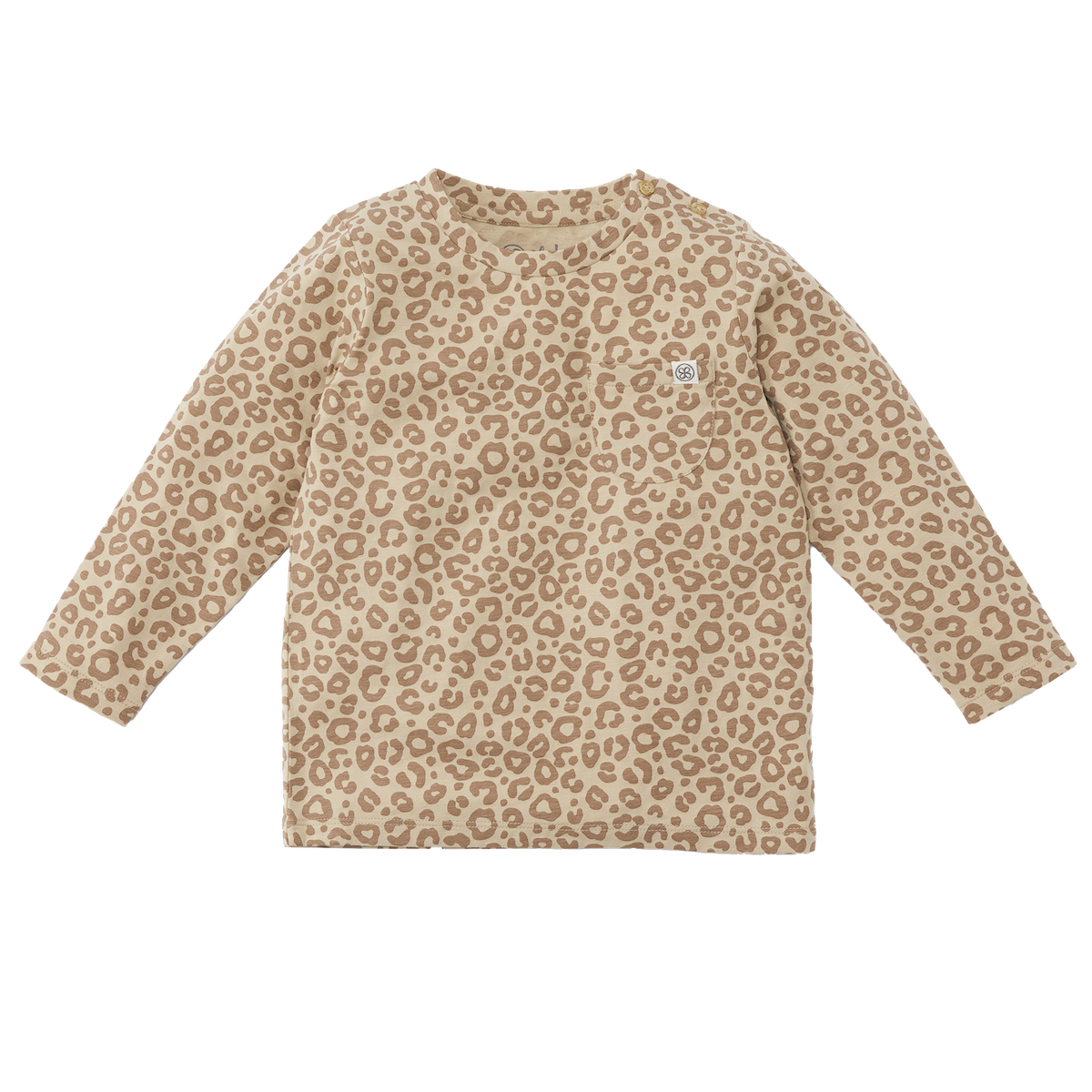 UV longsleeve 12-18m Cloby Leopard Brown