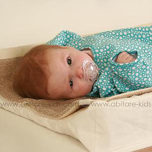 VENICE by Koeka Housse pour matelas à langer avec serviette de rechange Turquoise