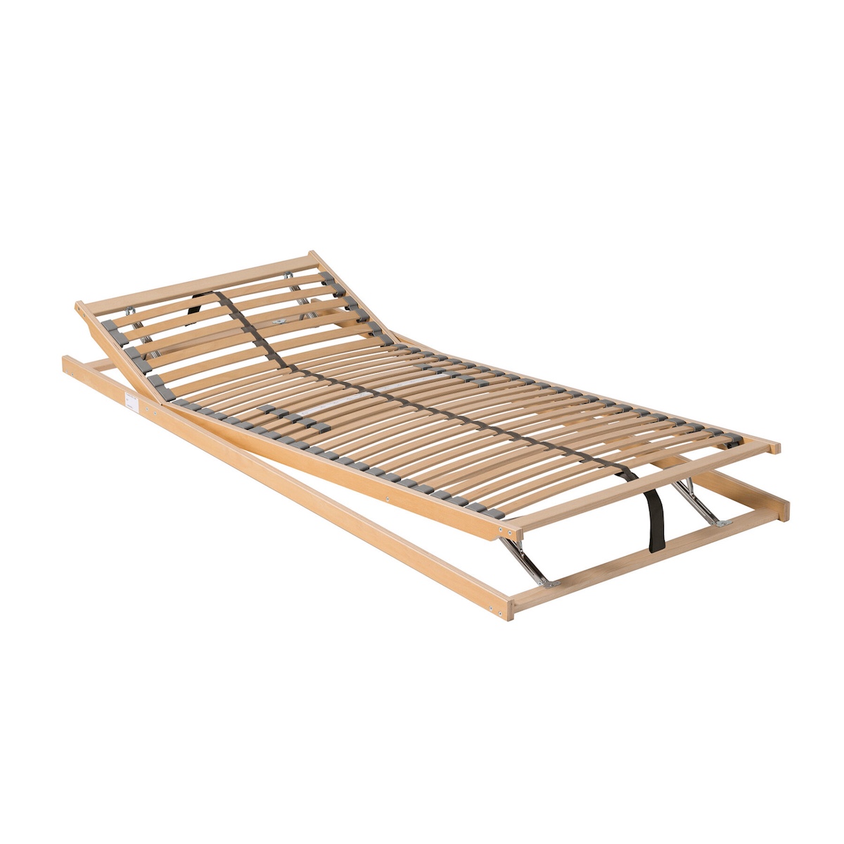 Verstellbarer Lattenrost Comfort 140 x 200 cm, aus massiver Buche 28 elastische Paidi-Latten