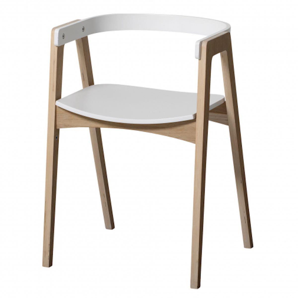 Verstellbarer Stuhl WOOD Oliver Furniture weiß-Eiche