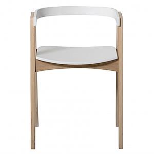 Verstellbarer Stuhl WOOD Oliver Furniture weiß-Eiche