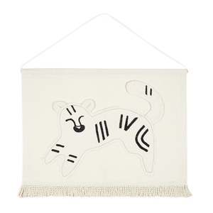 Wanddekoration 67x52cm LANDSCAPE Nobodinoz Tiger black-natural