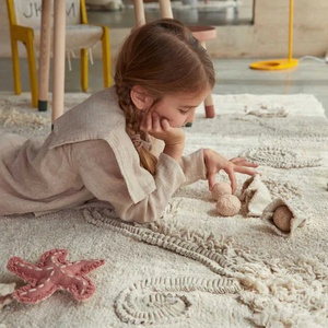 Waschbare Spieluhr Seabed 140x200cm Lorena canals