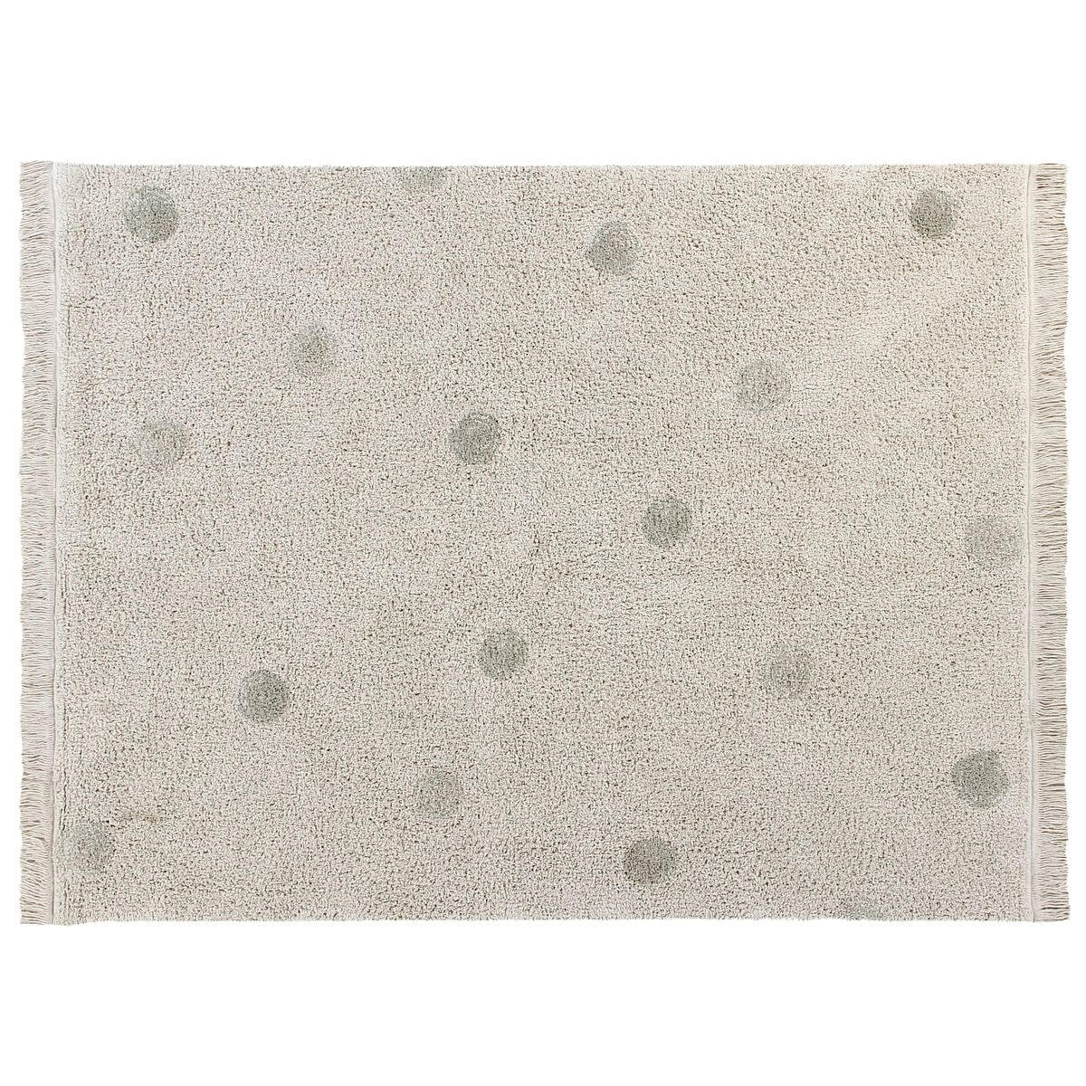 Waschbarer Rug Hippy Dots Natural - Olive Lorena Canals 120x160cm